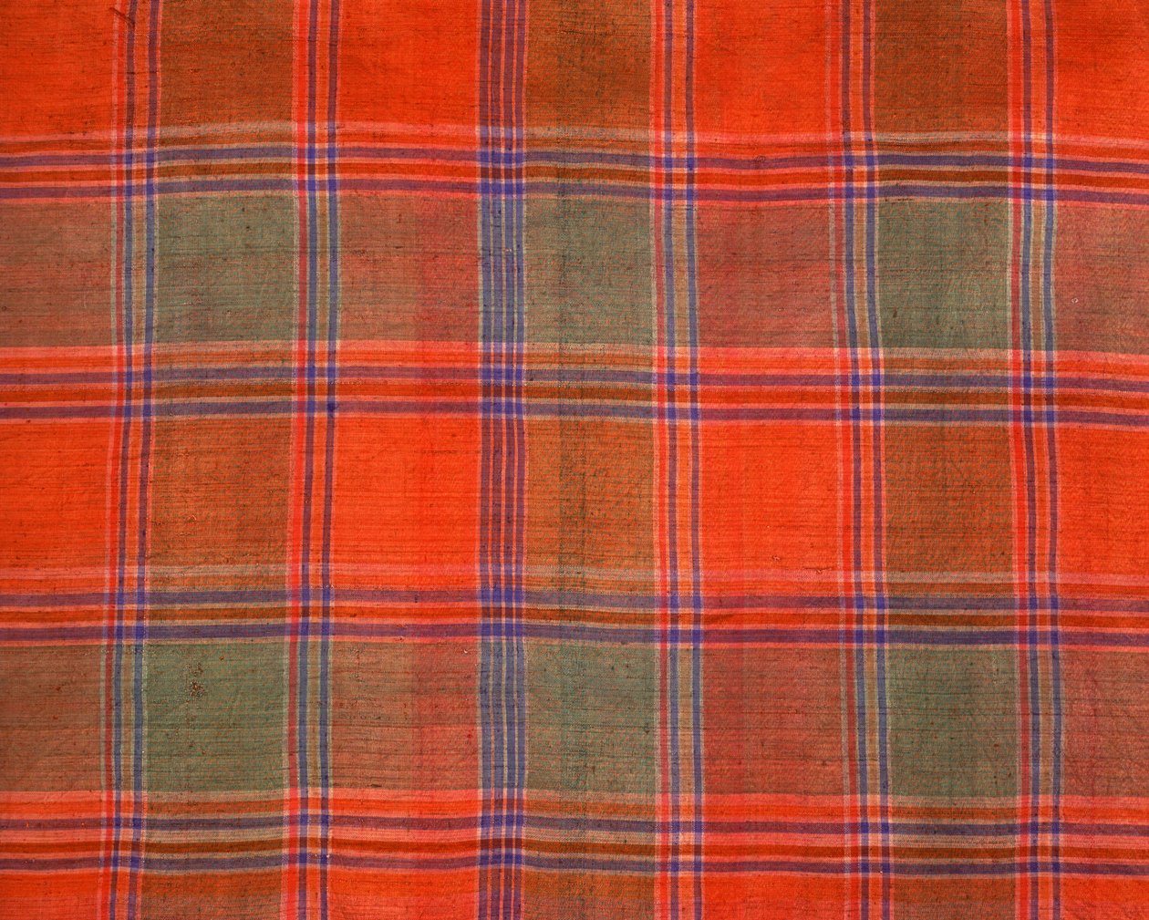 Tkanina s kostkovaným vzorem, Surin, Thajsko (textil) od Thai School