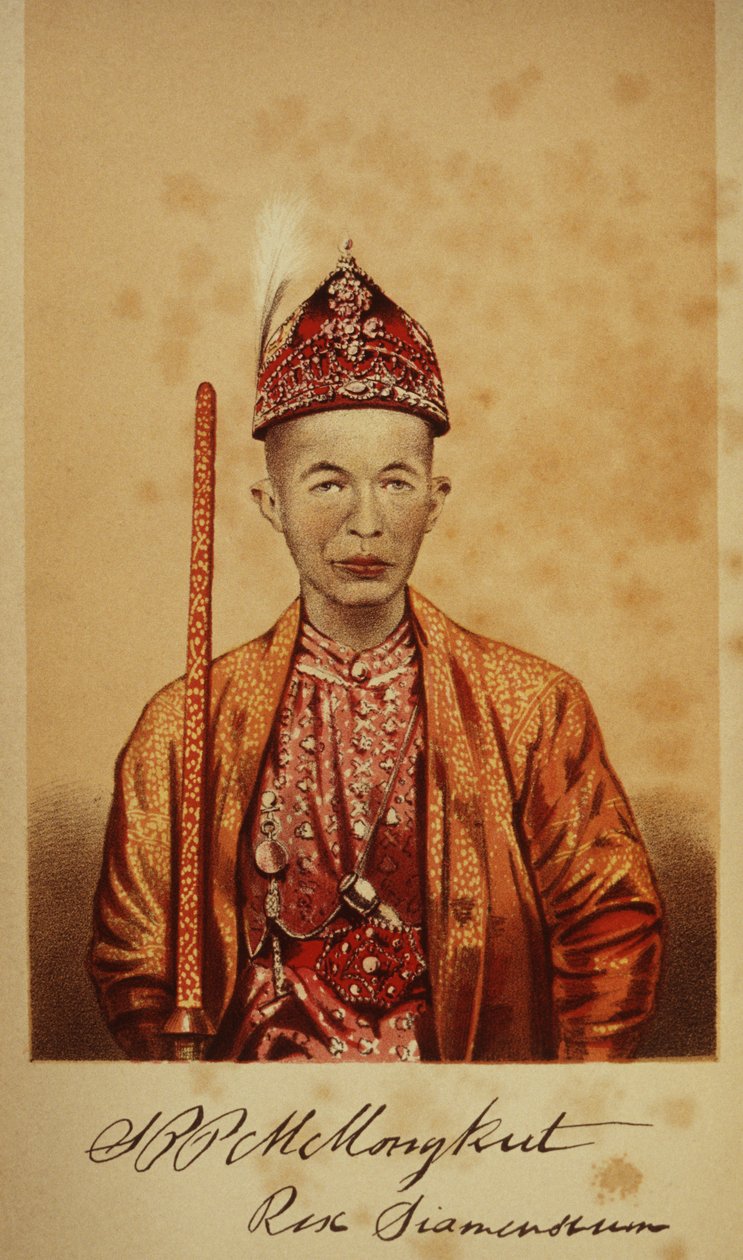 Portrét krále Mongkuta od Thai School