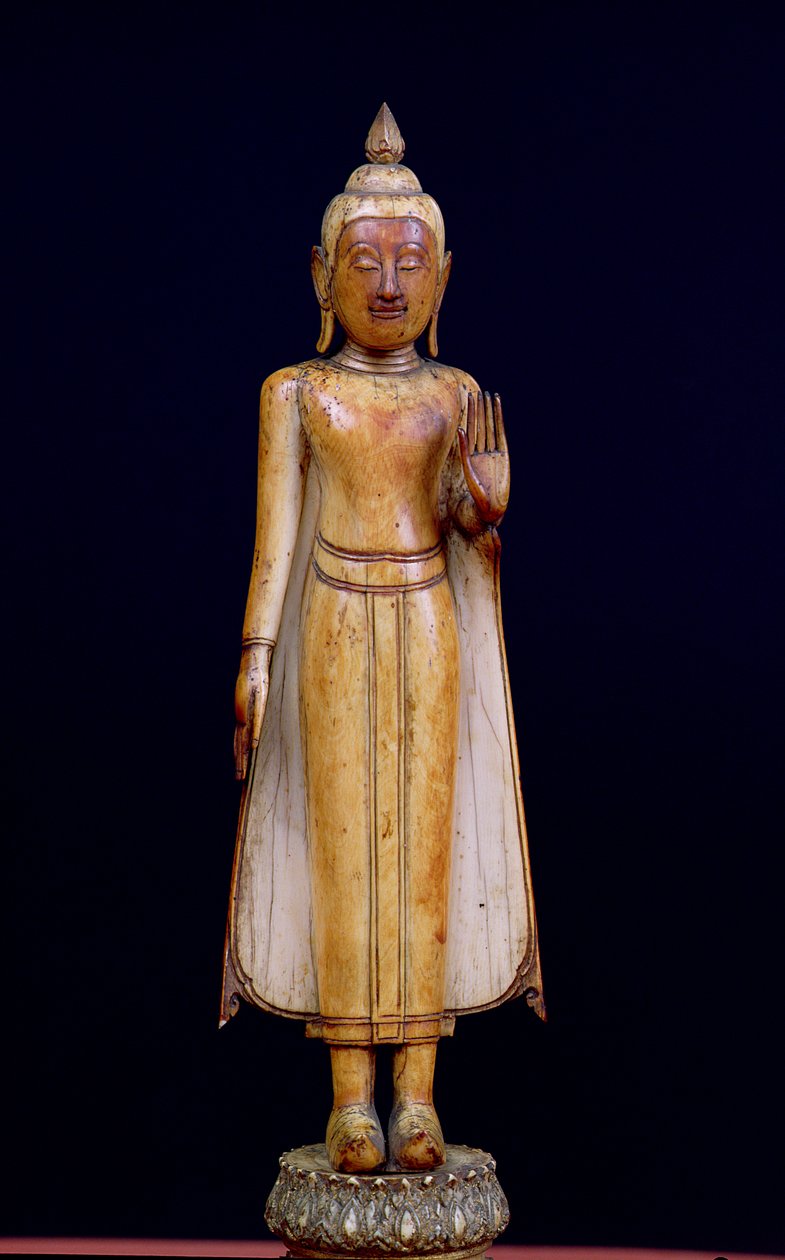 Stojící Buddha, styl Rattanakosin od Thai School