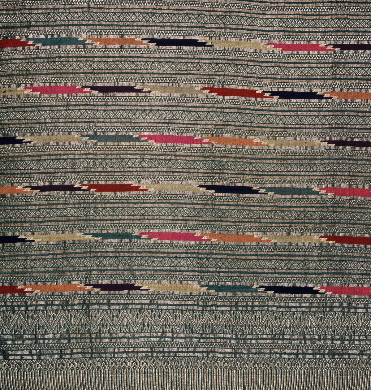 Tkanina Tai Lu, Nan, Thajsko (textil) od Thai School