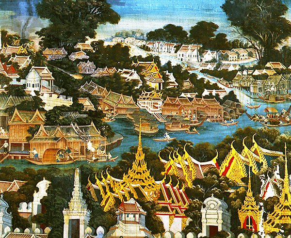 Pohled na Bangkok od Thai School