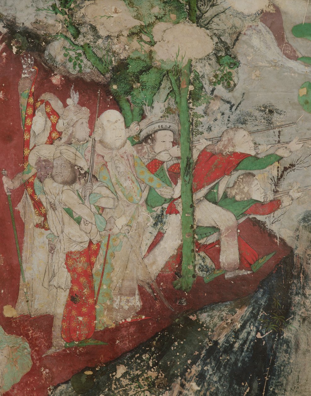Západní žoldáci, Wat Suwannaram, Thonburi, 1831 od Thai School