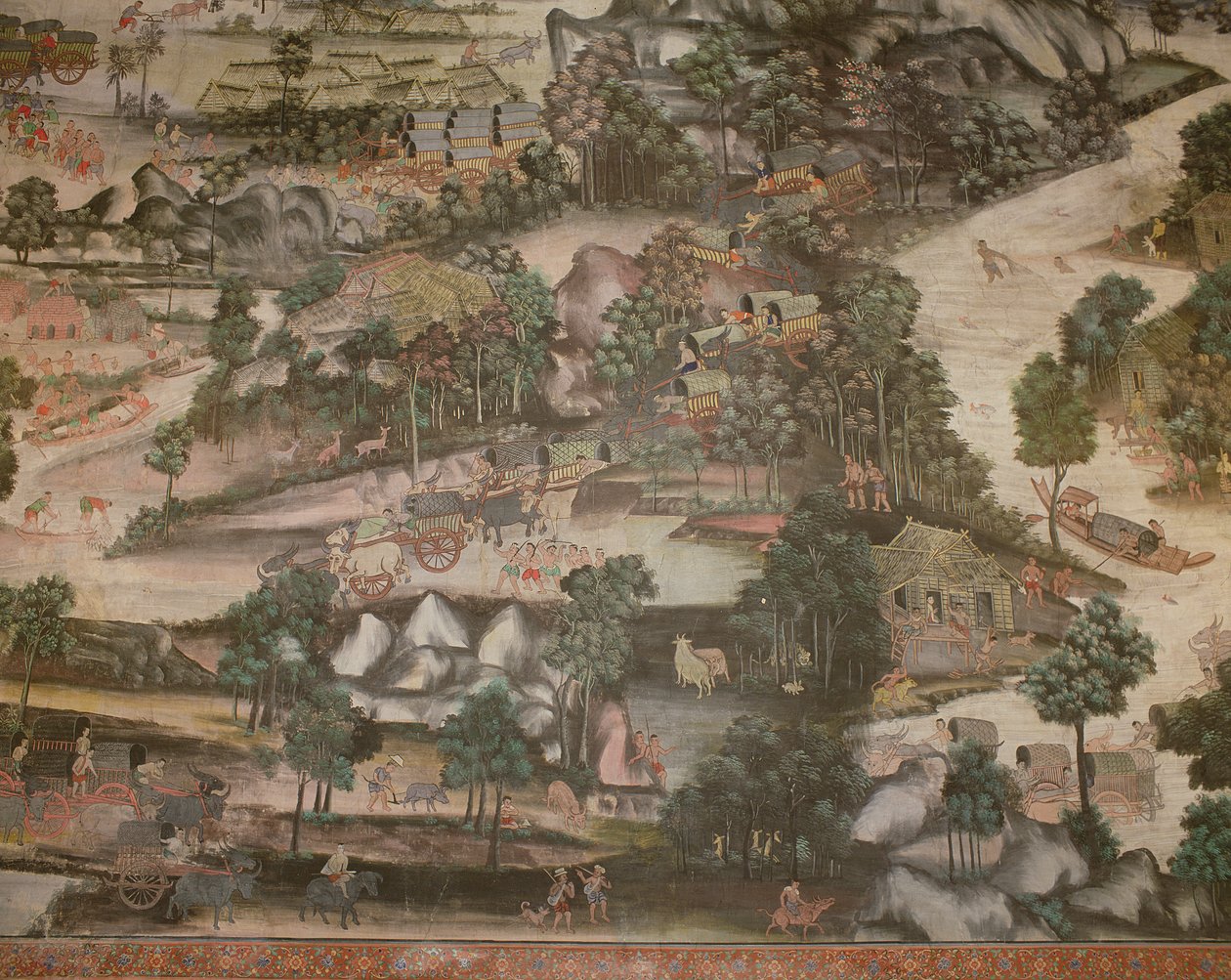Wirharn Sasada, Život na venkově, Wat Bowonniwet Vihara od Thai School