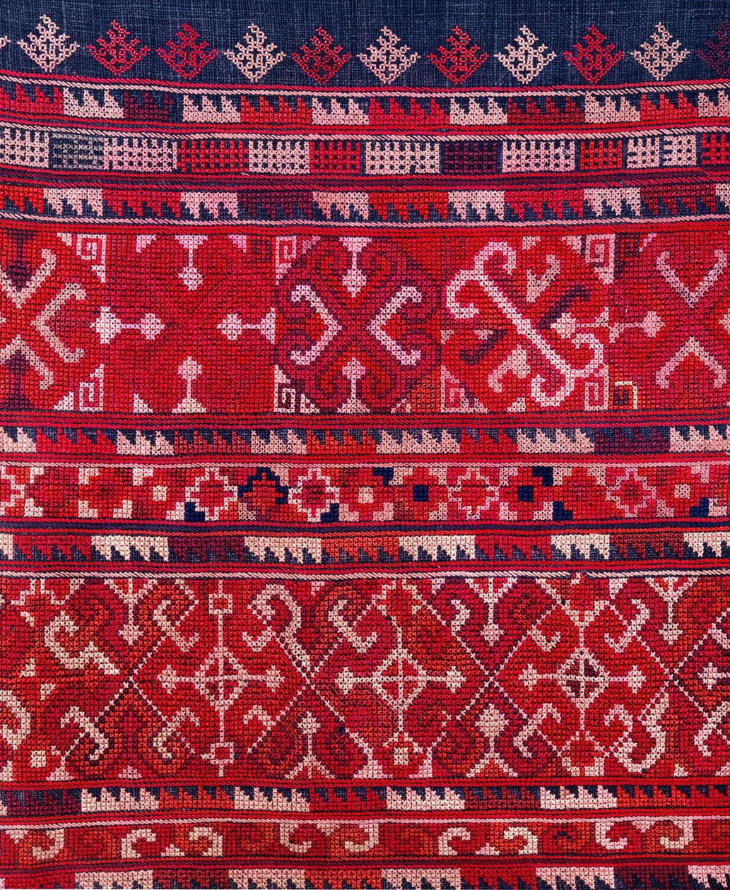 Tkanina kmene Yao, severní Thajsko (textil) od Thai School