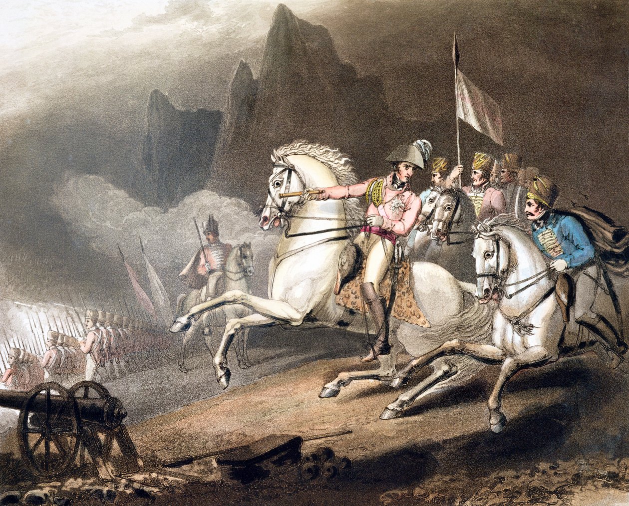 Bitva u Pyrenejí, Španělsko, 28. července 1813 1819 od Thales Fielding
