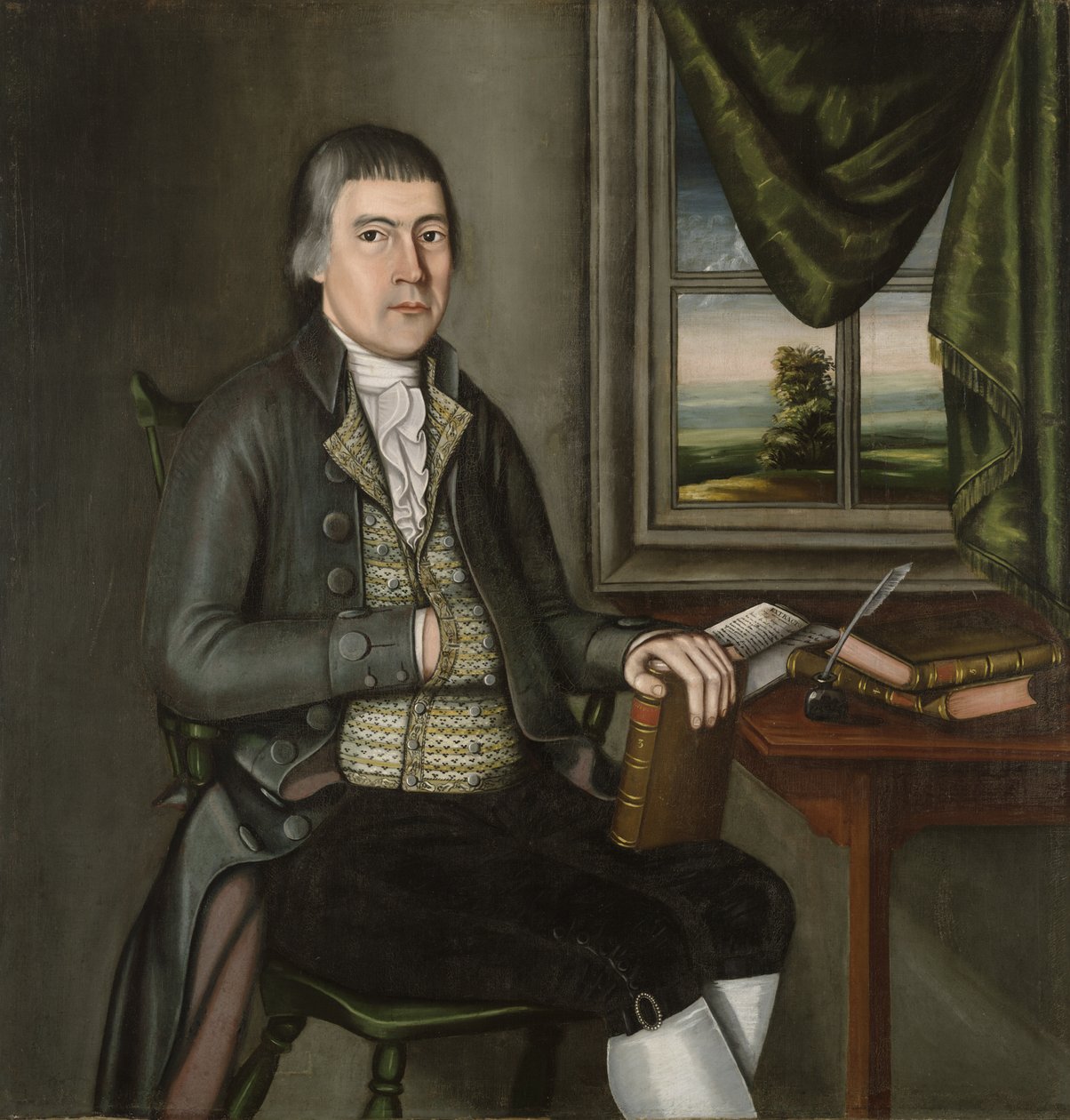 Dr. Hezekiah Beardsley, kolem 1788-90 od The Beardsley Limner