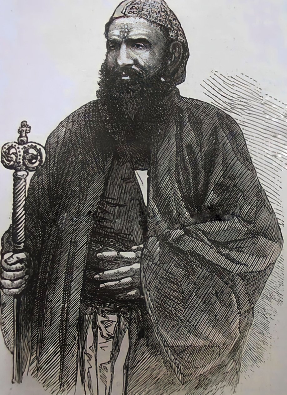 Athanasius Stephanos, syrský pravoslavný biskup od The Illustrated London News