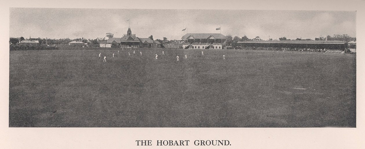 Kriketové hřiště Hobart, Tasmánie, Austrálie, 1912 od The Sydney Daily Telegraph