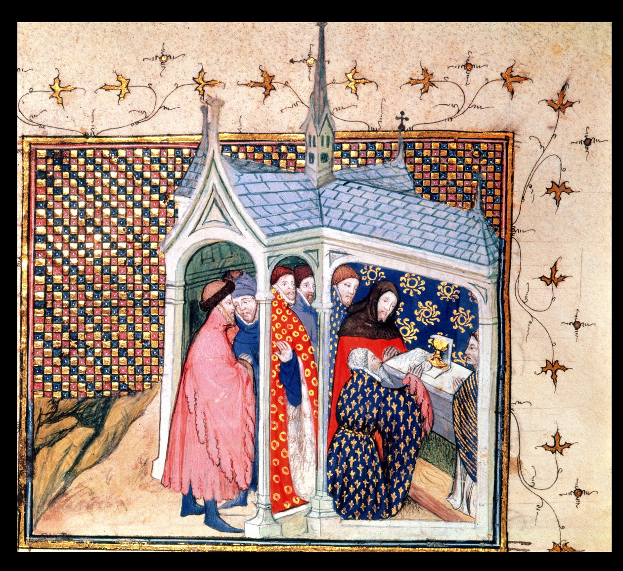 Harl 1319 f.41v Přísaha hraběte z Northumberlandu z 
