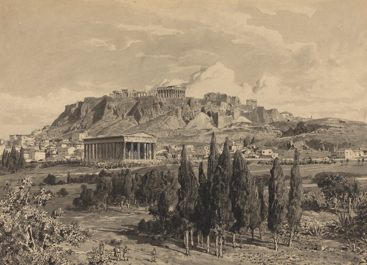 Héfaistova chrámu od Themistocles von Eckenbrecher