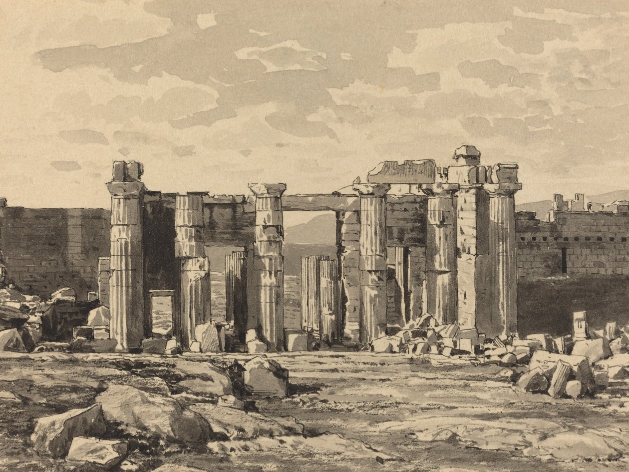 Propylaeum z východu od Themistocles von Eckenbrecher