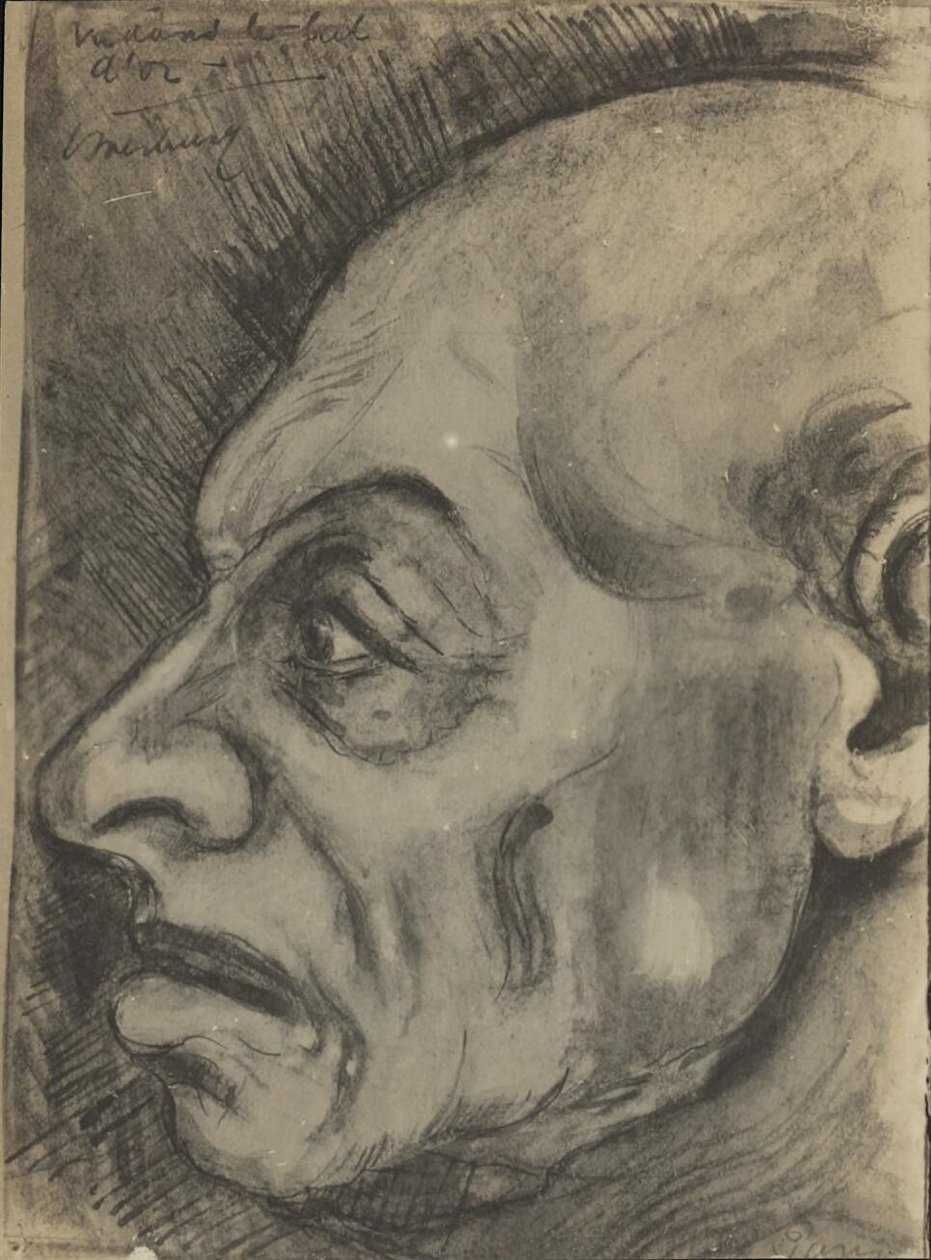 Žebrácká hlava od Theo van Doesburg