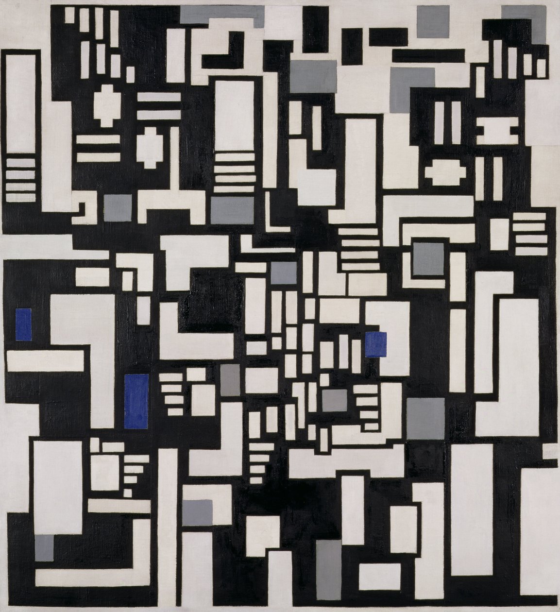 Skladba IX, opus 18, 1917 od Theo van Doesburg