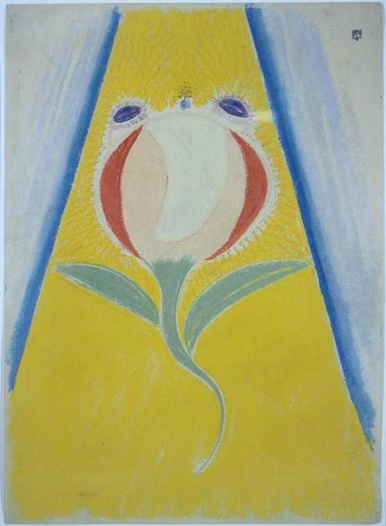Složení s květinou od Theo van Doesburg