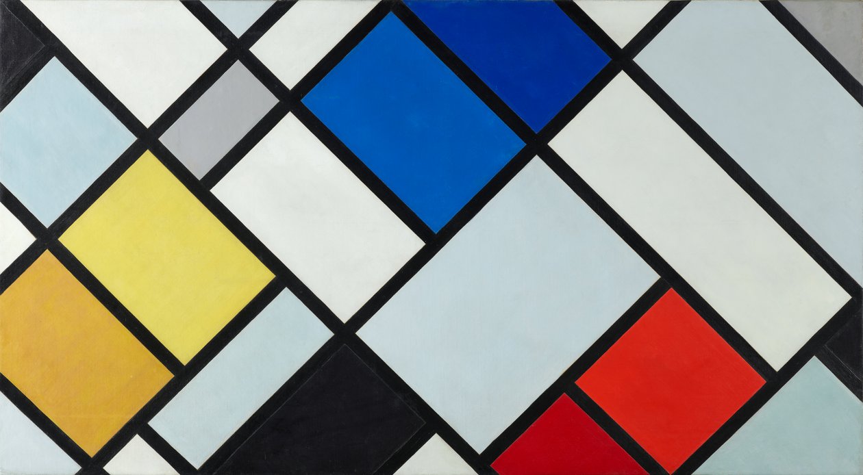 Kontrakompozice disonancí, XVI., 1925 od Theo van Doesburg