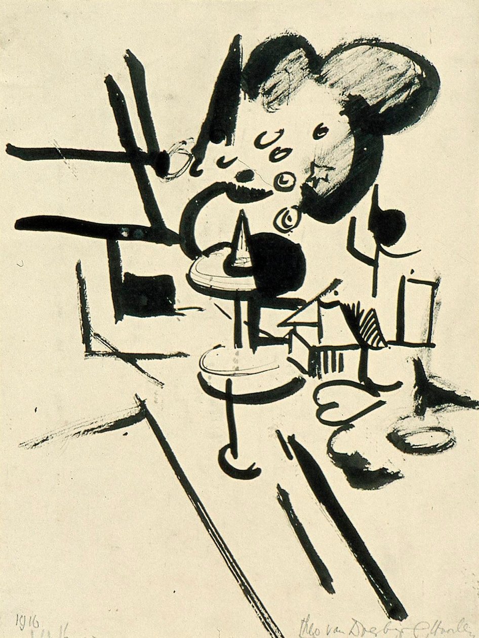 Stálý život od Theo van Doesburg