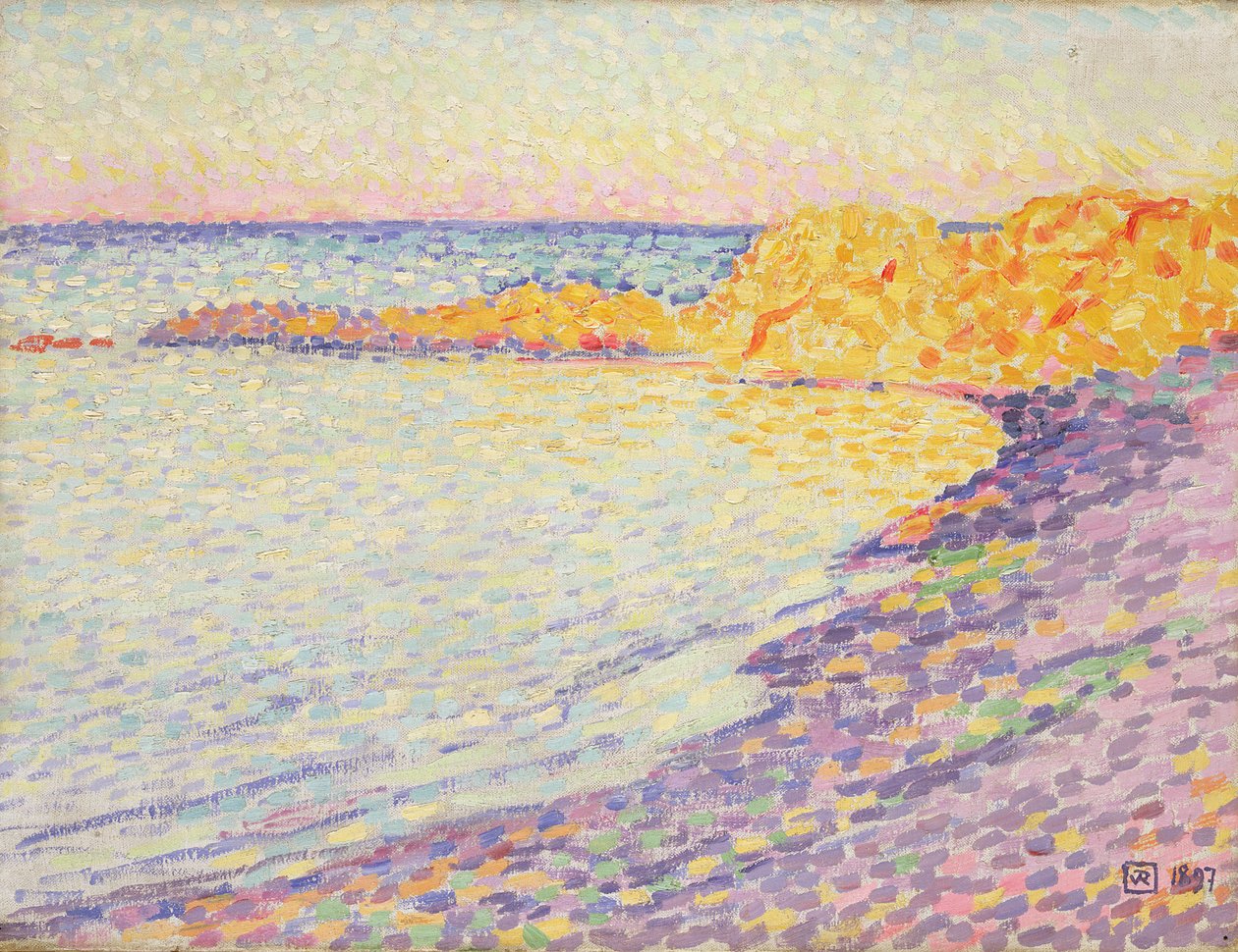 Petit Plage, Saint Tropez, 1897 od Théo van Rysselberghe
