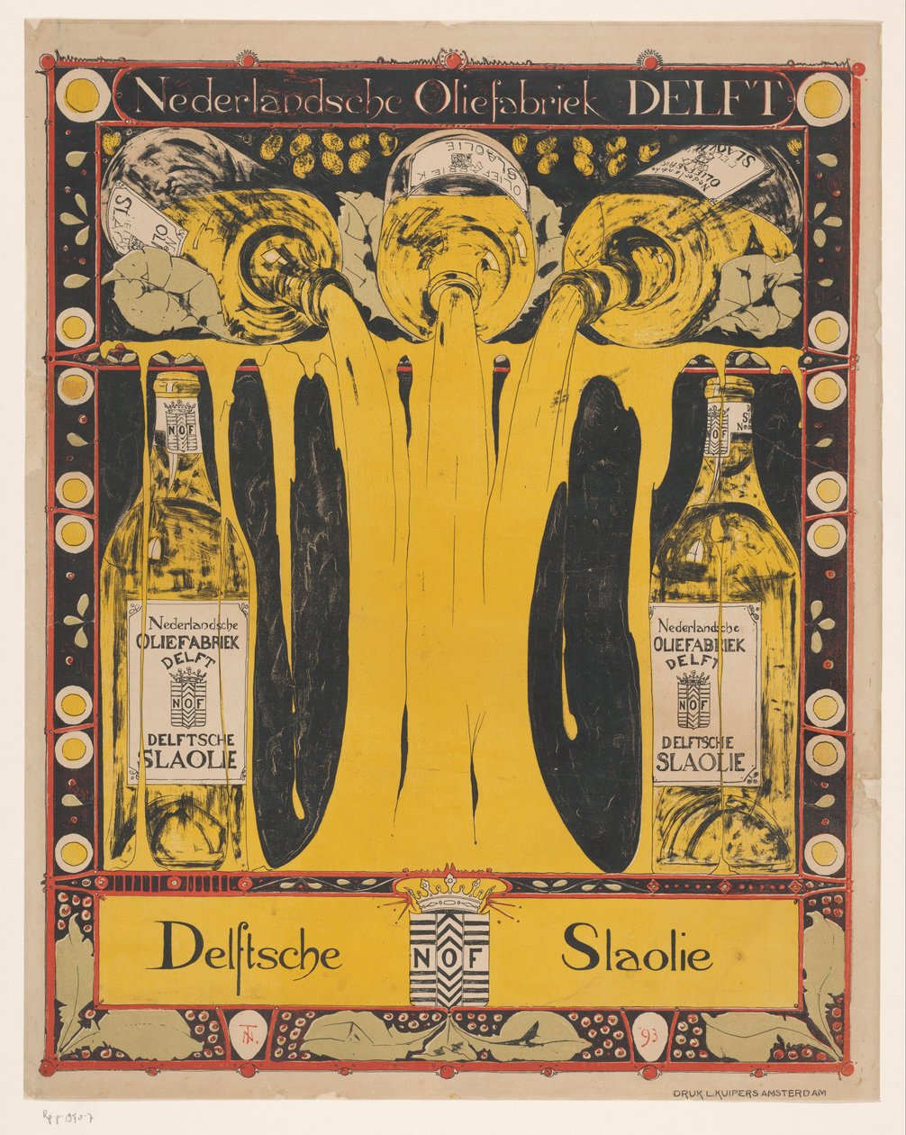 Nederlandsche Oliefabriek Delft Delft Salad Oil (původní název na předmětu) od Theo Nieuwenhuis