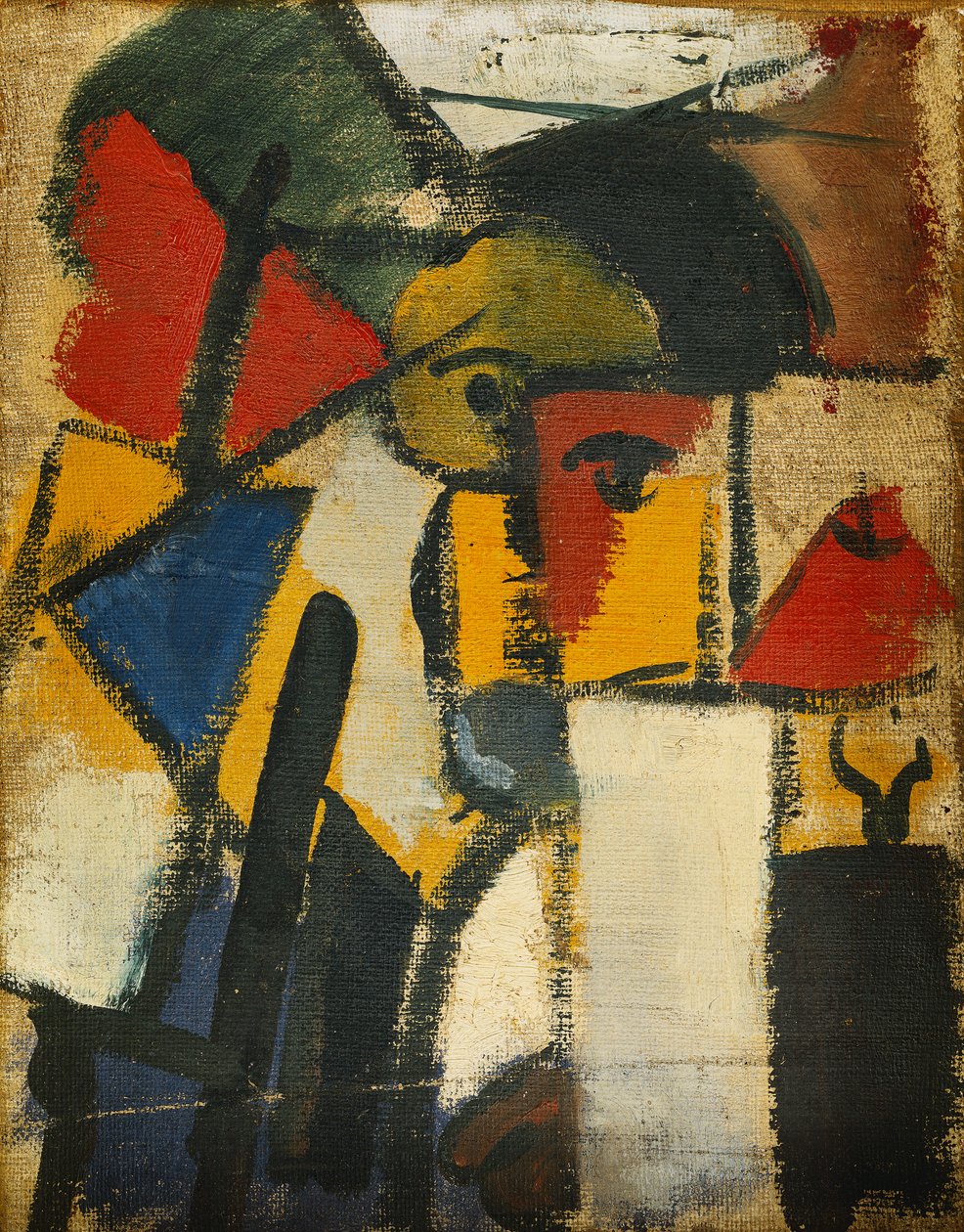 Hlava; Tete, 1914 od Theo van Doesburg