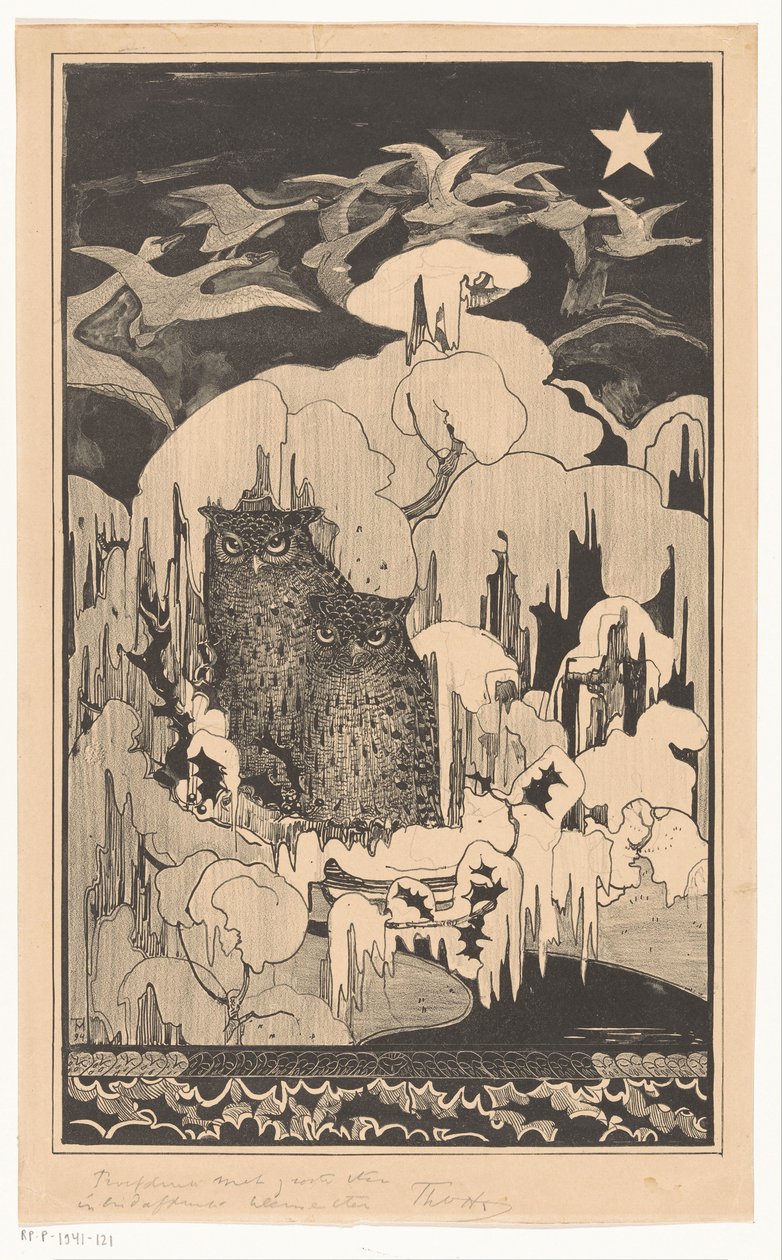 Christmas Night (původní název) od Theo van Hoytema (signed by artist)