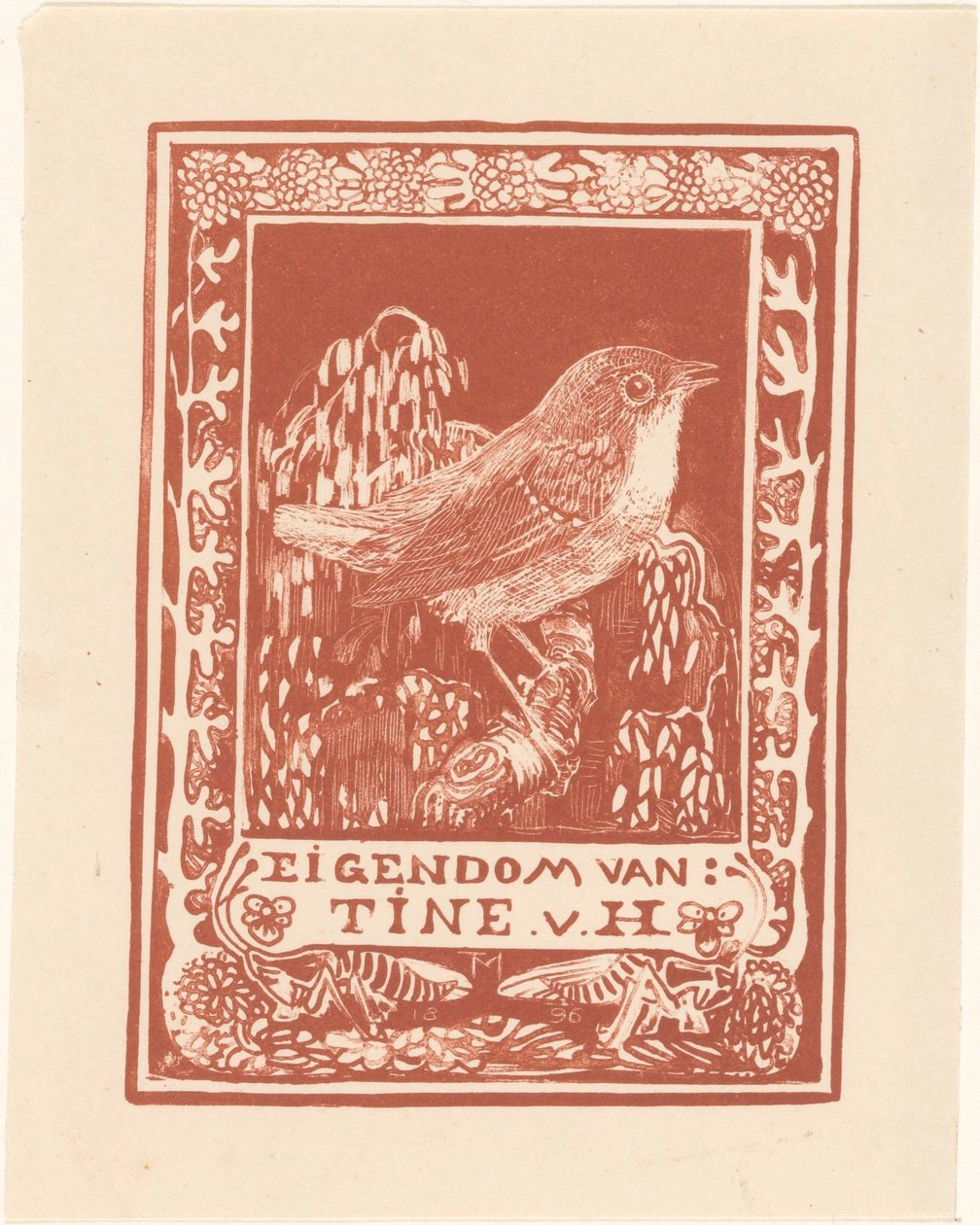 Ex libris Tine van Hoytema od Theo van Hoytema