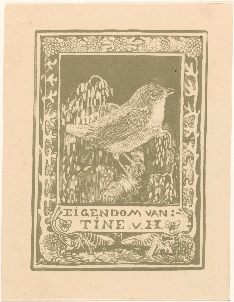 Ex libris Tine van Hoytema od Theo van Hoytema