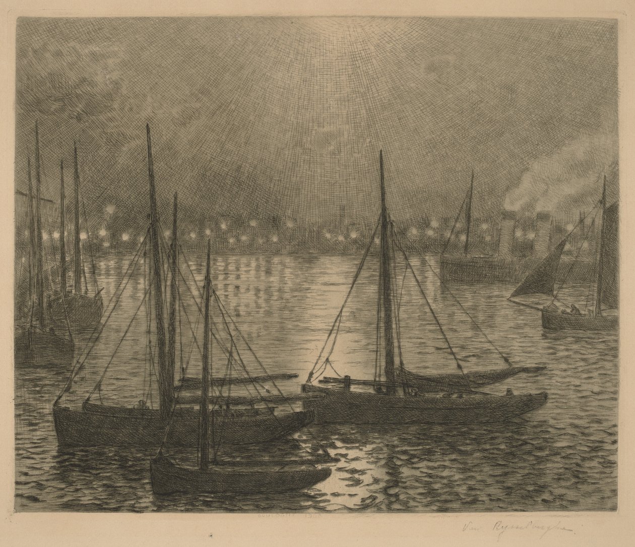 Boulogne od Théo van Rysselberghe