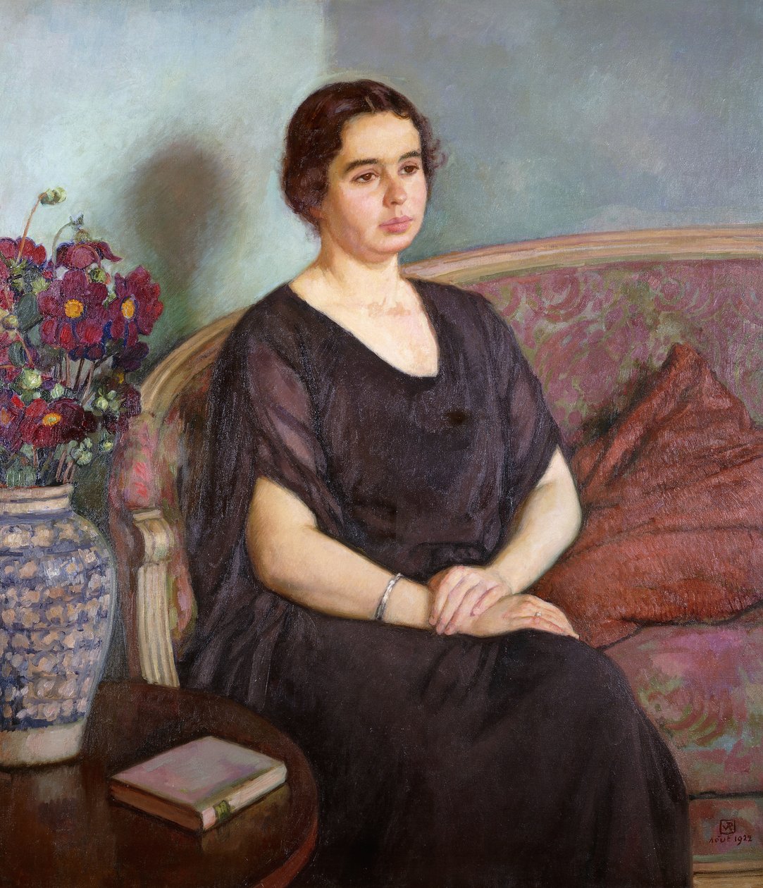 Portrét Madame Dubois, 1922 od Théo van Rysselberghe