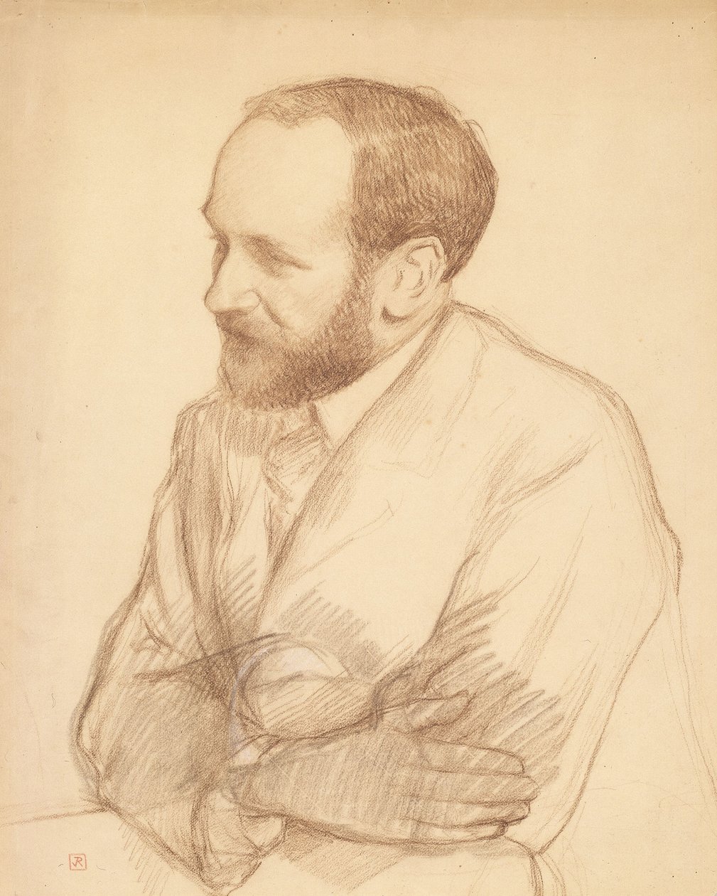 Portrét Henriho Ghéona od Théo van Rysselberghe