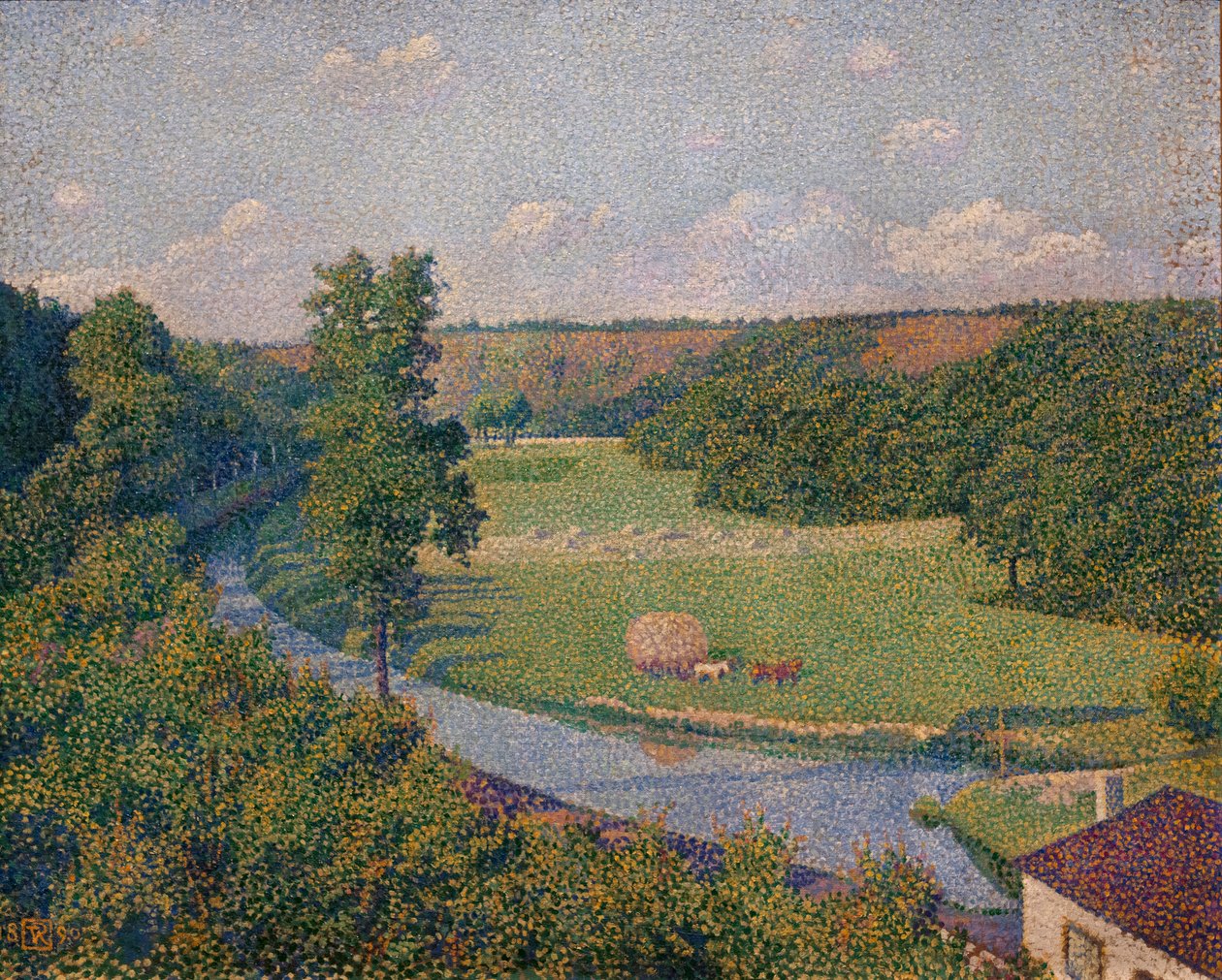 Údolí Samber od Théo van Rysselberghe