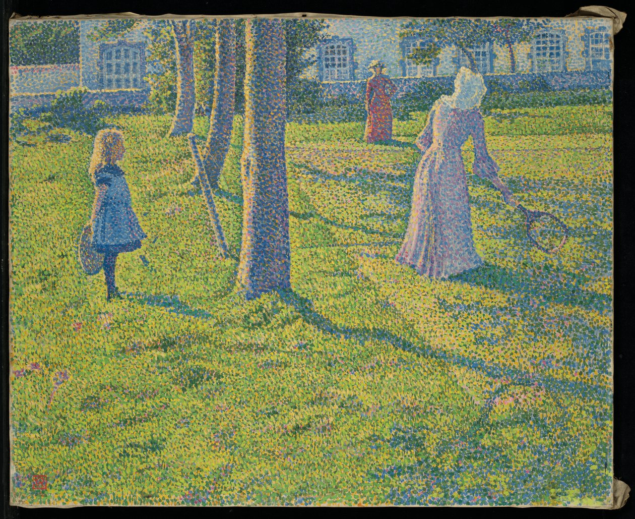 Na Thuin nebo The Tennis Party od Théo van Rysselberghe