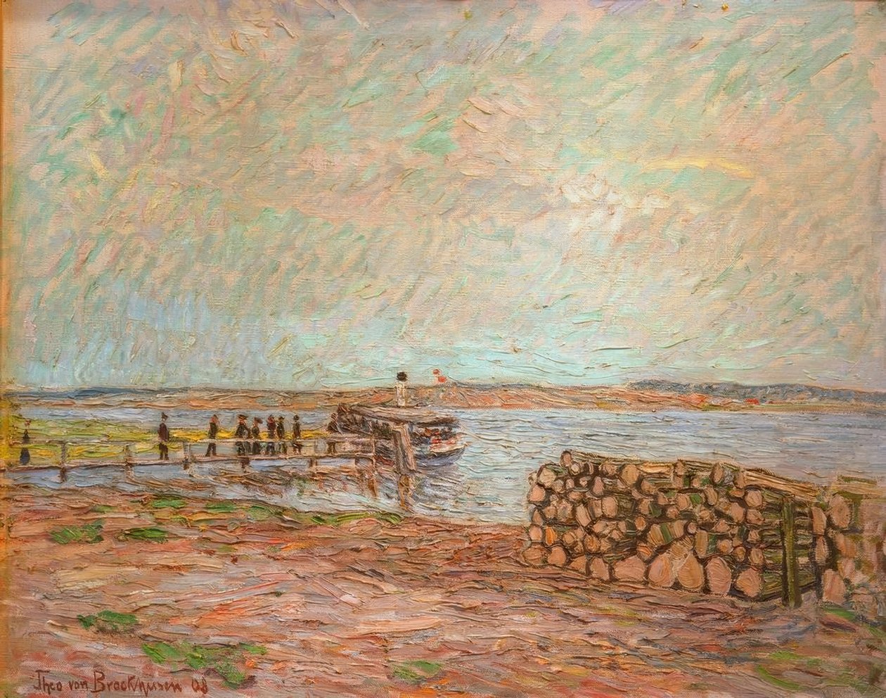 Parní most na Havle od Theo von Brockhusen