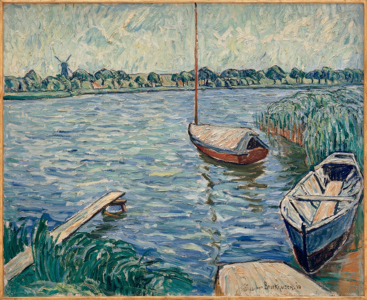 Havellandschaft od Theo von Brockhusen