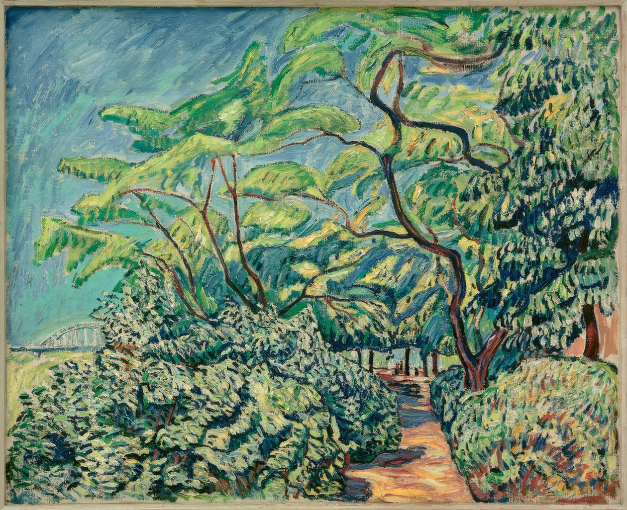 Cesta do Baumgartenbrücku od Theo von Brockhusen