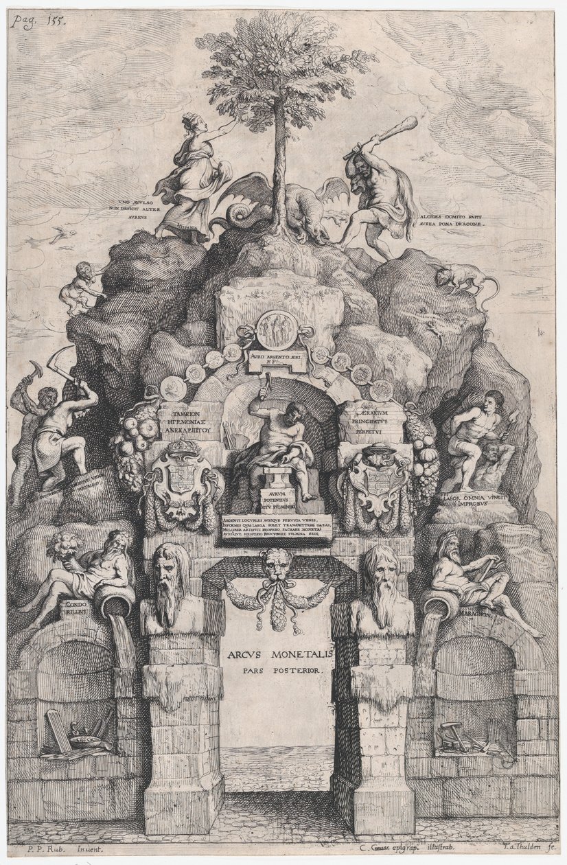 Vstupní průvod...Ferdinand, Rakušané. Antverpy, 1635 od Theodoor van Thulden