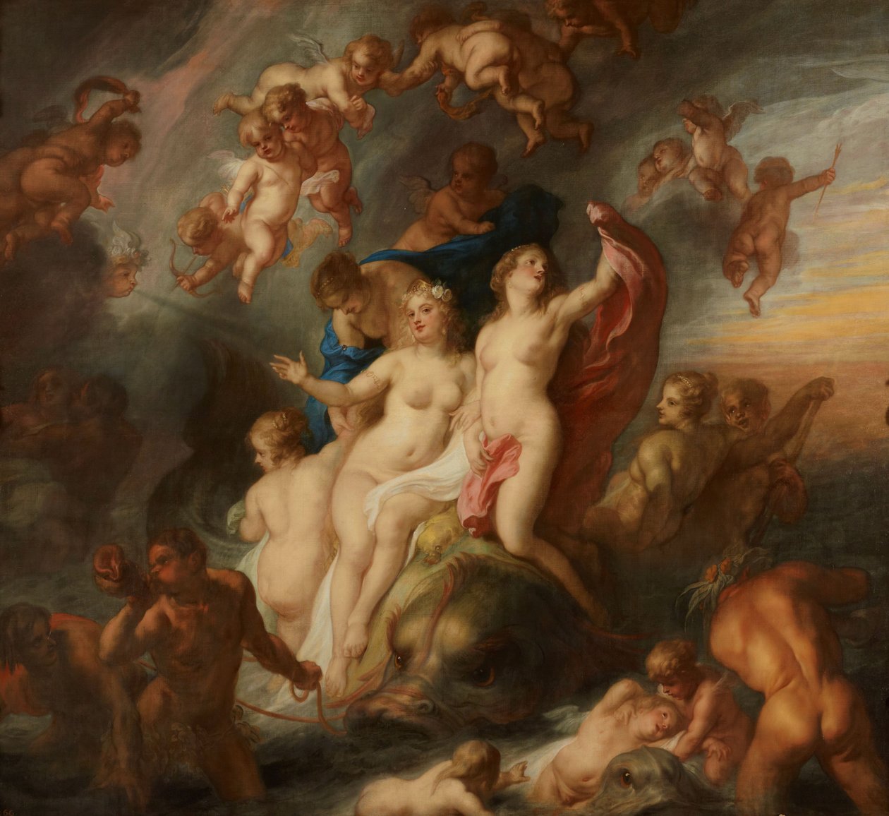 Triumph der Galatea od Theodoor van Thulden