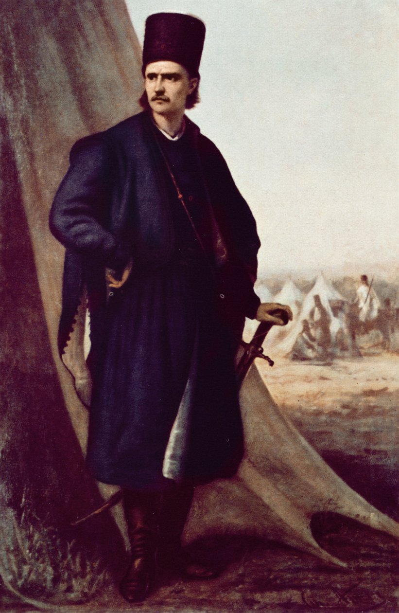 Portrét Tudora (Theodora) Vladimiresca od Theodor Aman
