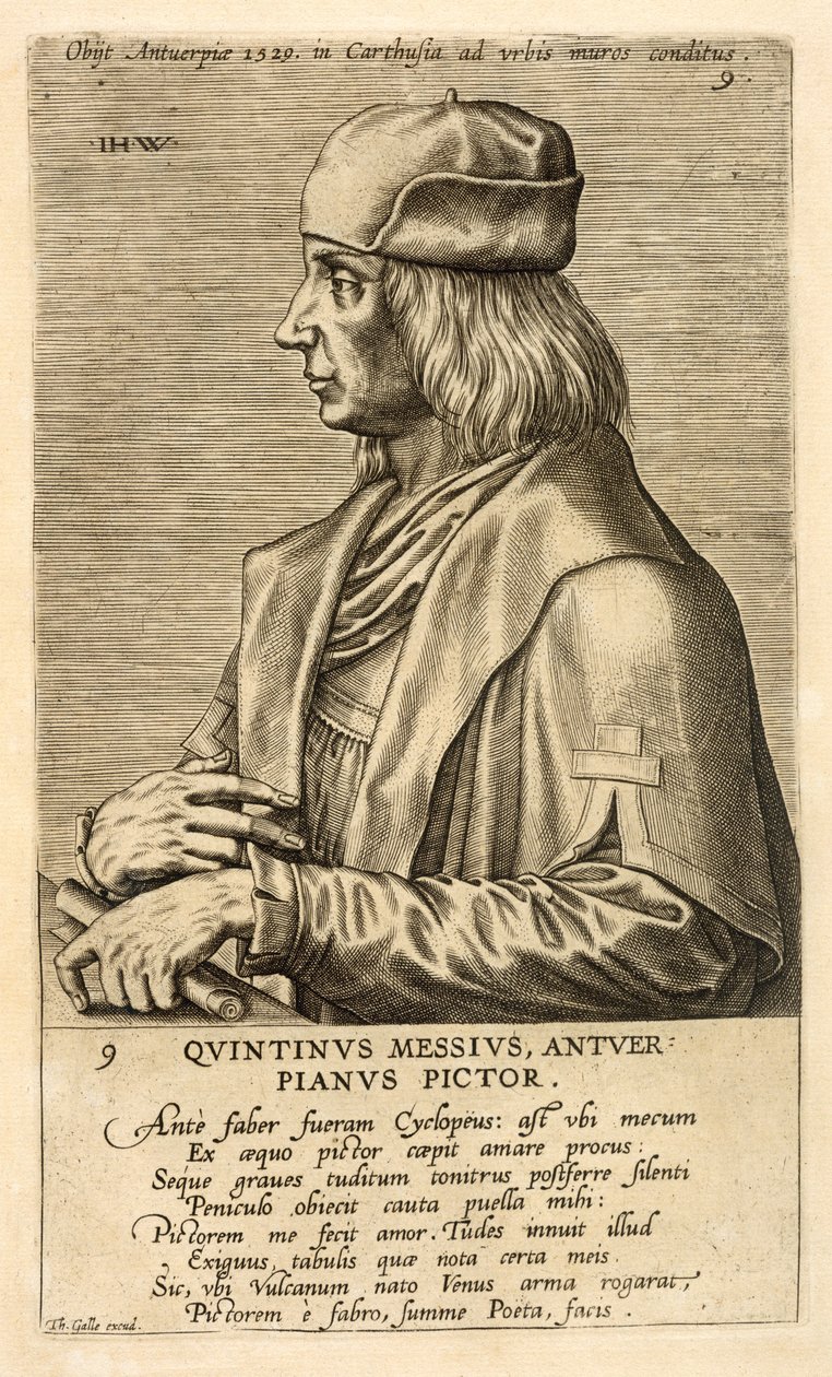 Portrét Quentina Messyse od Theodor Galle