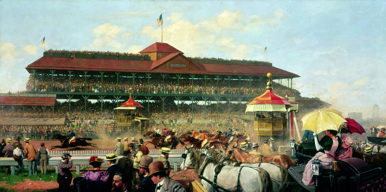 Americké derby, Chicago, 1893 od Theodor Groll