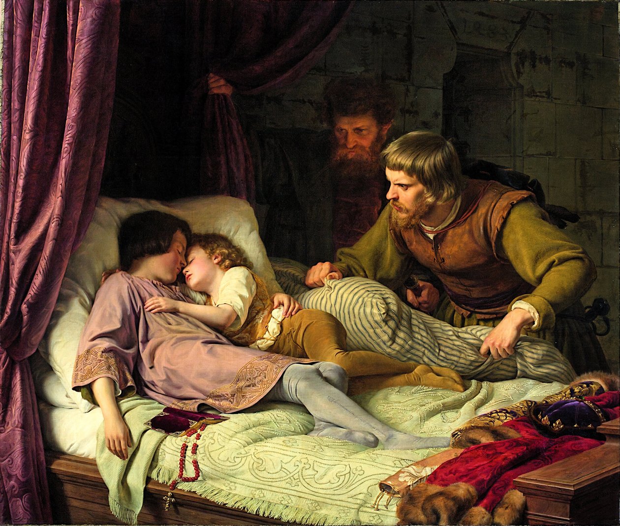 Vražda synů Edwarda IV od Theodor Hildebrandt