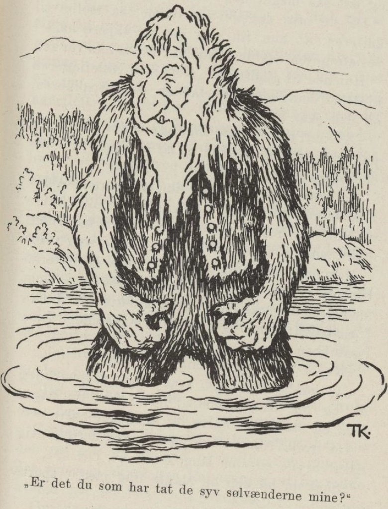 Boty a Troll Askeladden, který ukradl..trollovi od Theodor Kittelsen