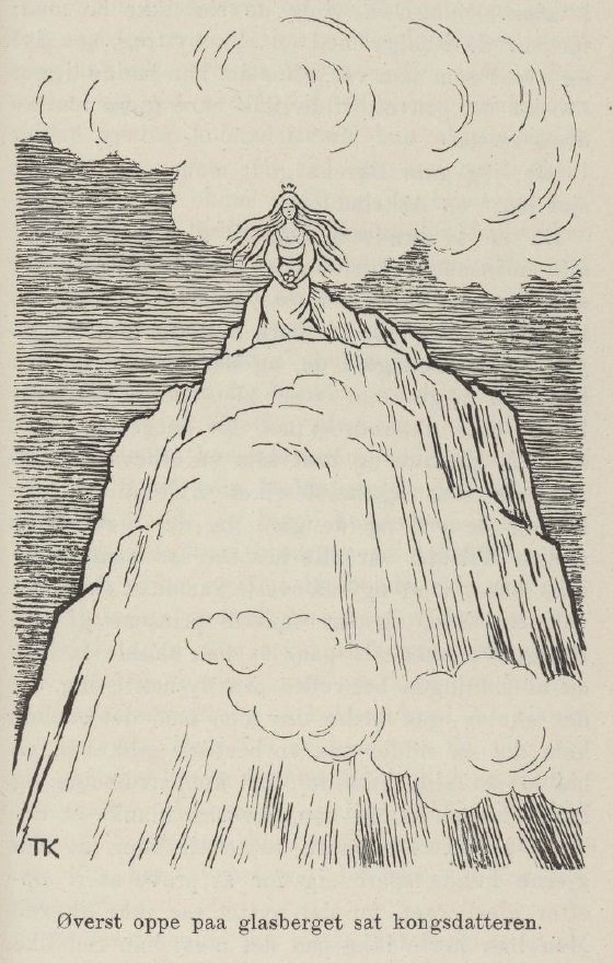 Jomfruen z Glasberget The Princess on the Glass Hill od Theodor Kittelsen
