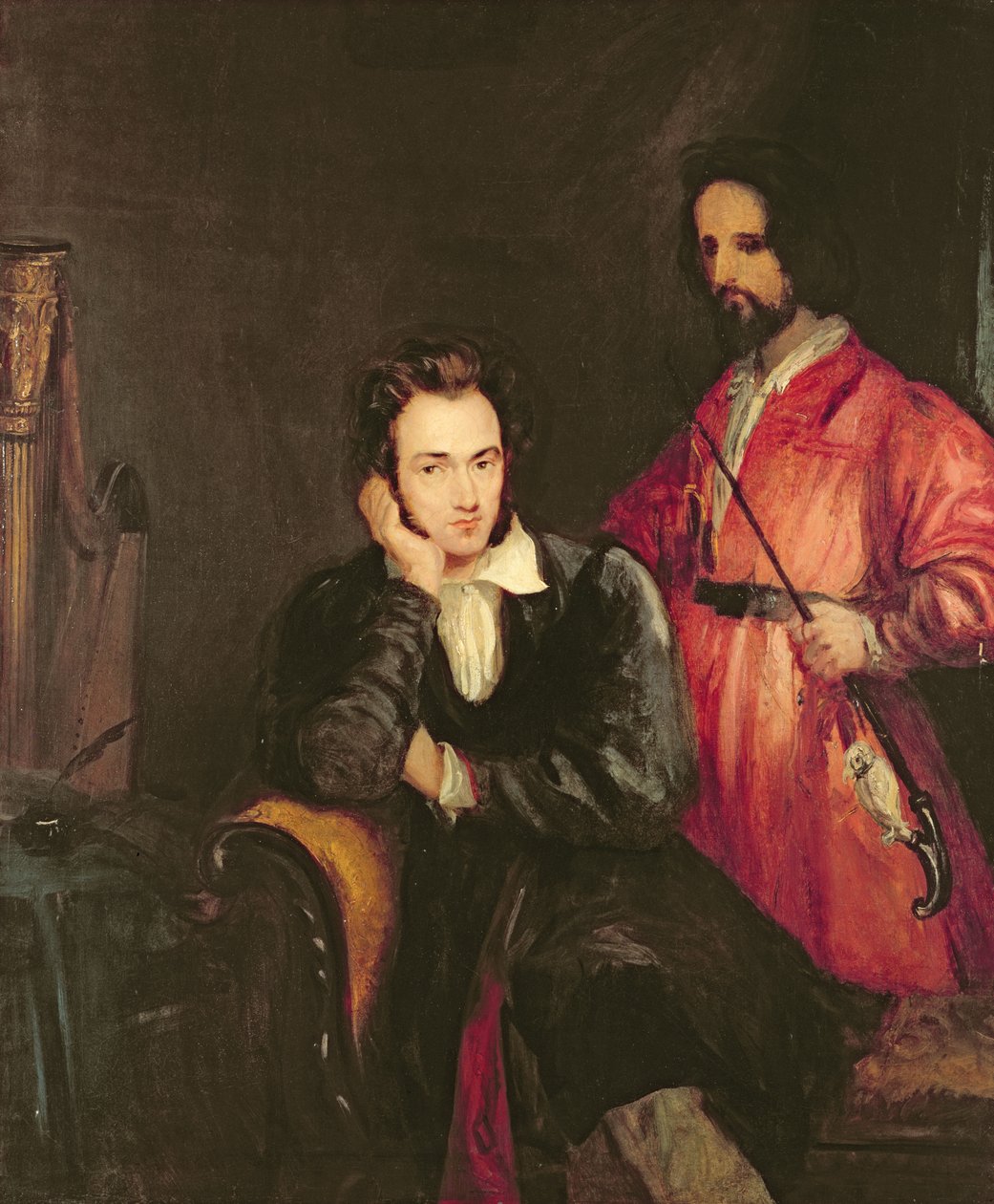 Portrét Gustava von Holsta s jeho bratrem Theodorem od Theodor M. von Holst