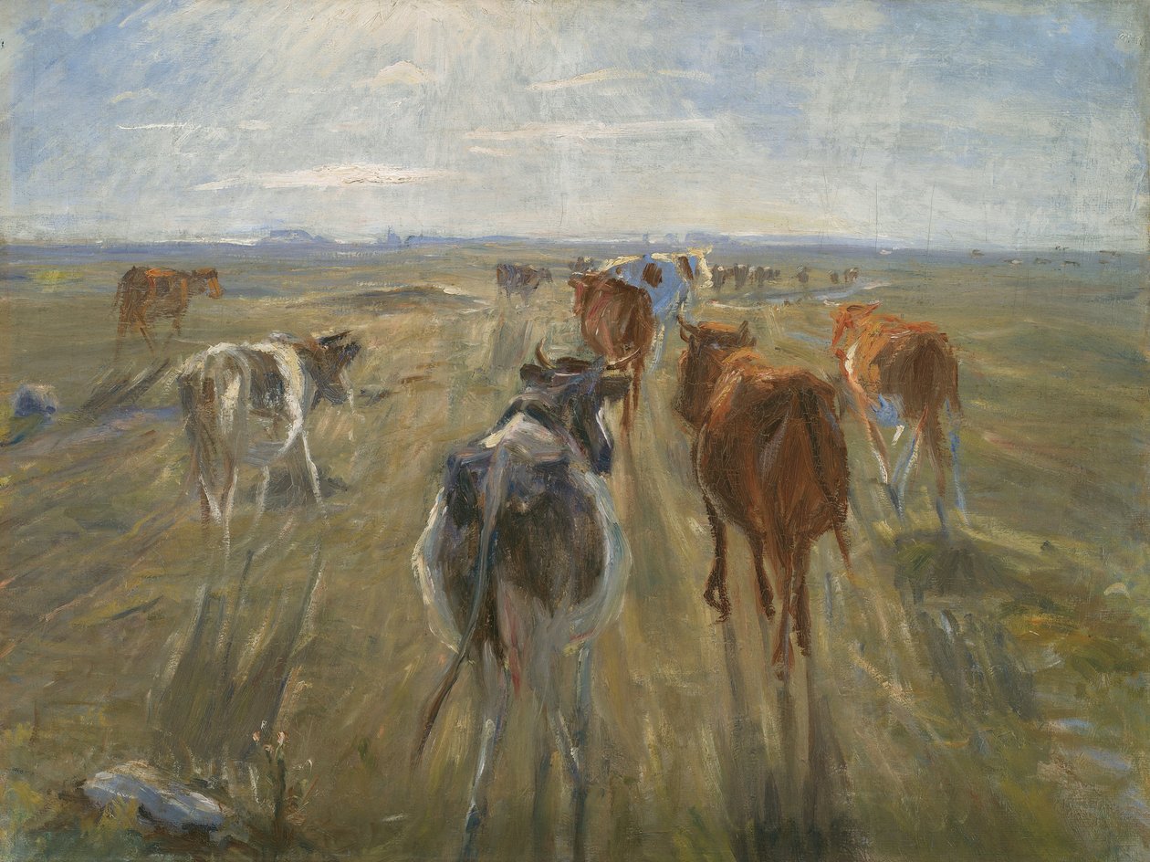 Dlouhé stíny. Skot na ostrově Saltholm od Theodor Esbern Philipsen