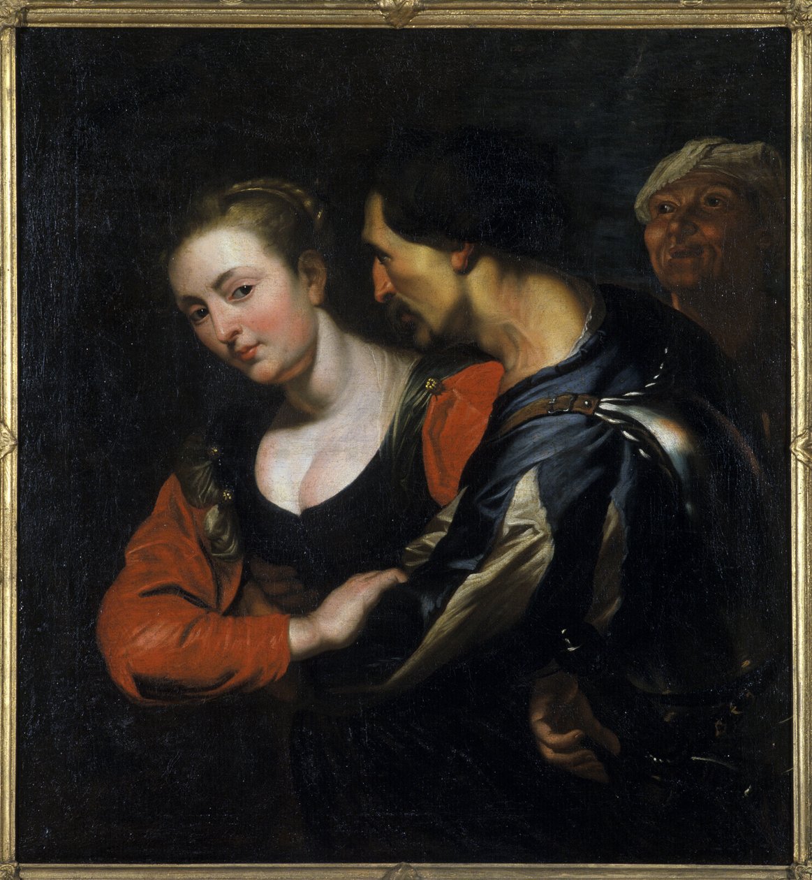 Landsknecht se ženou od Theodor Rombouts