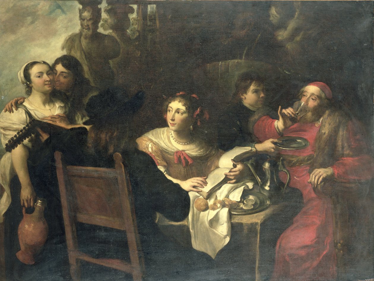 Bohatá slavnost od Theodor Rombouts