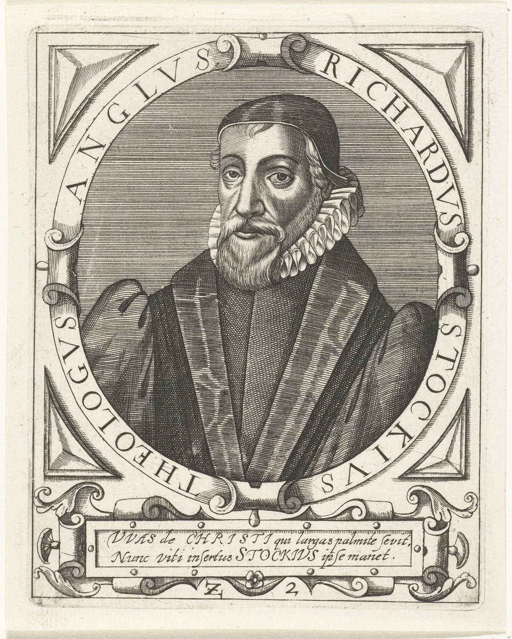 Portrét Richarda Stocka od Theodore de Bry