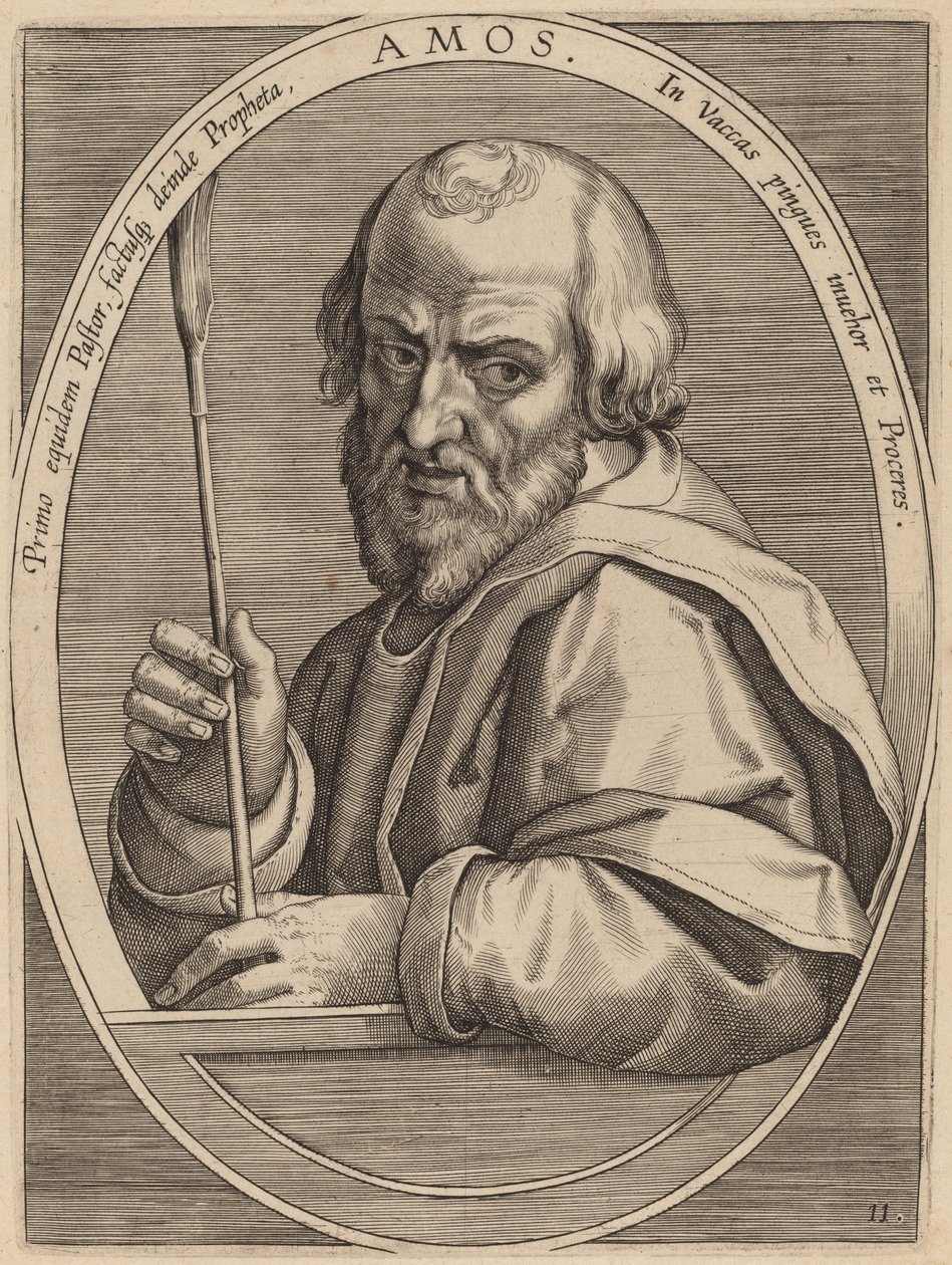 Amos od Theodor Galle after Jan van der Straet