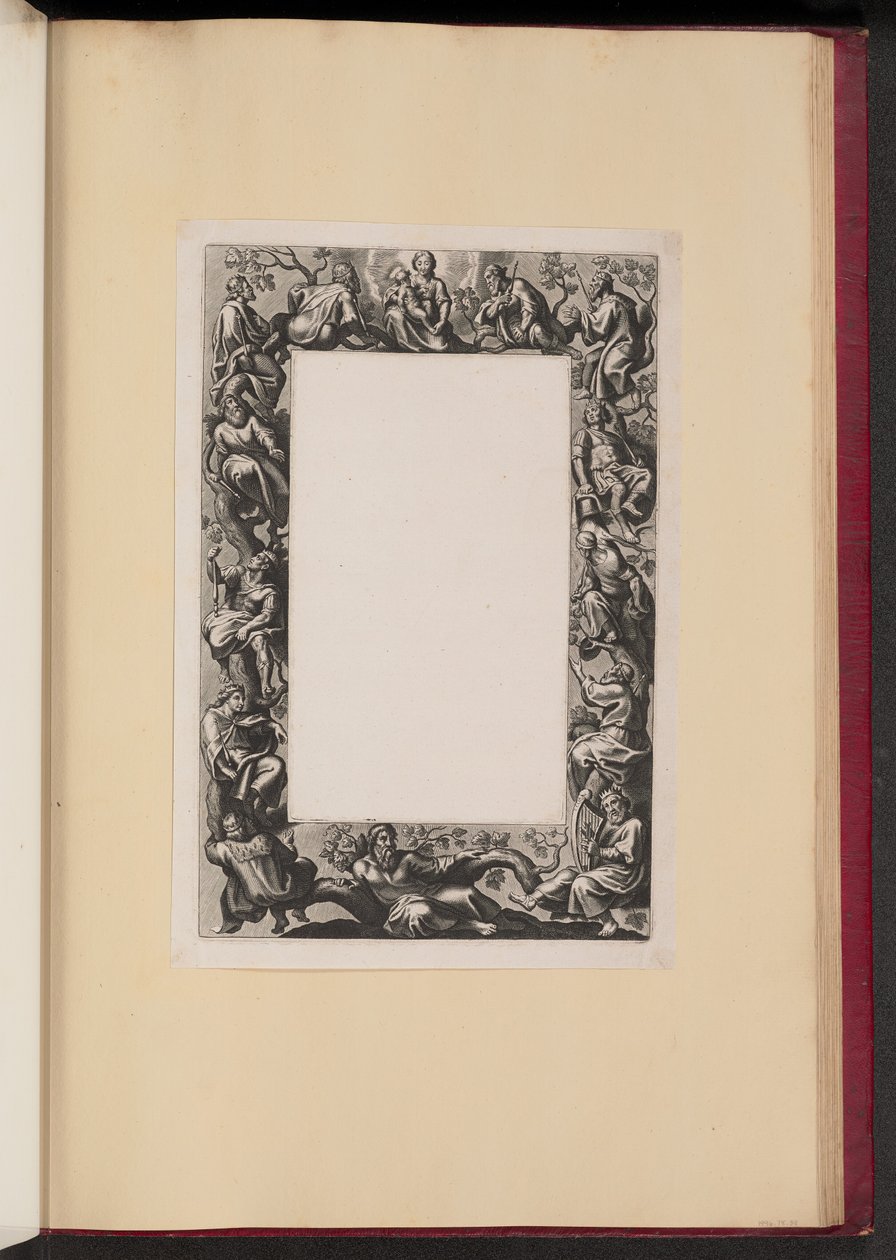 Hraniční ilustrace pro Missale Romanum: Jesseho strom od Theodor Galle after Sir Peter Paul Rubens