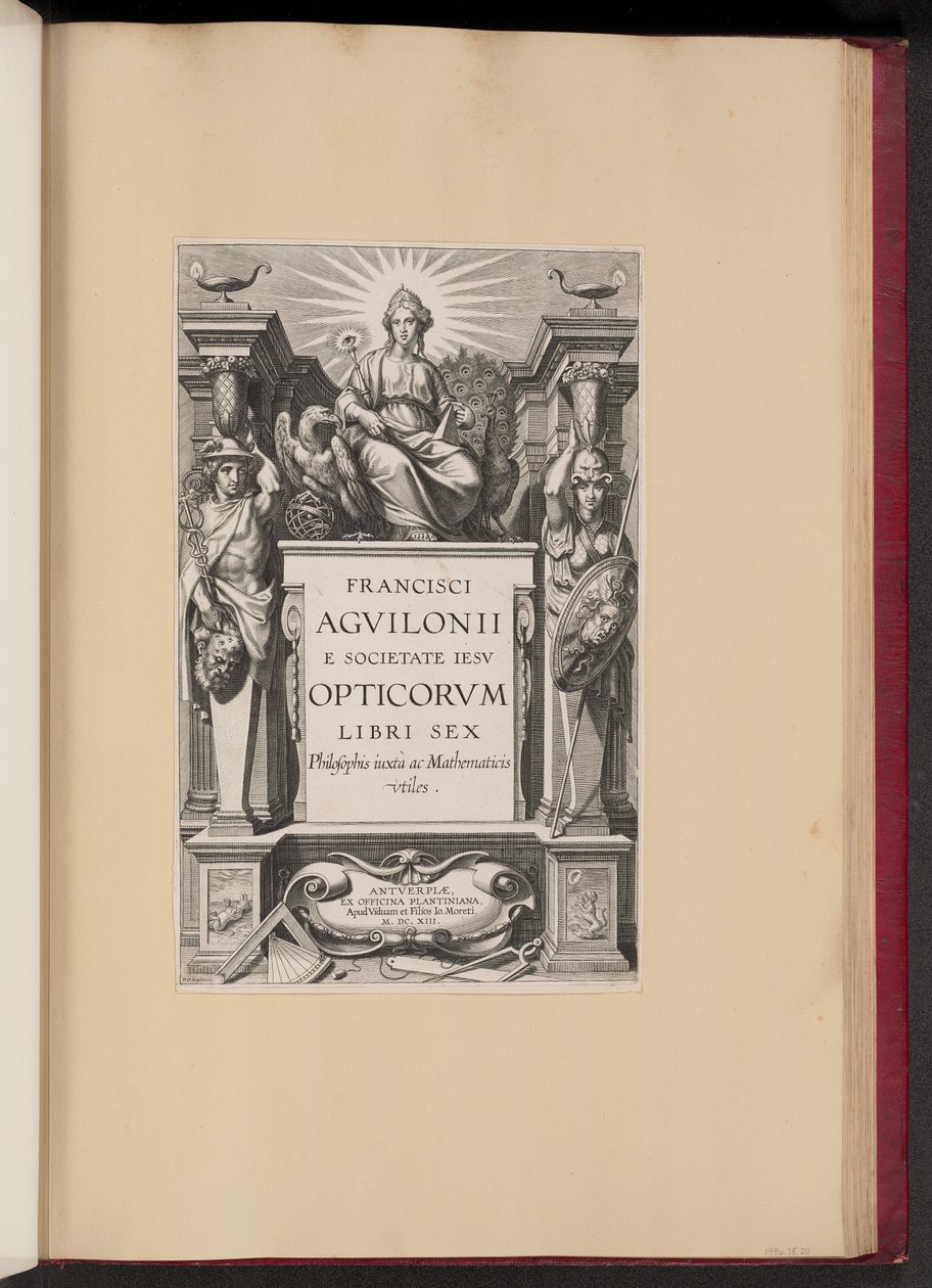 Titulní strana pro "Opticorum Libri Sex" Françoise d